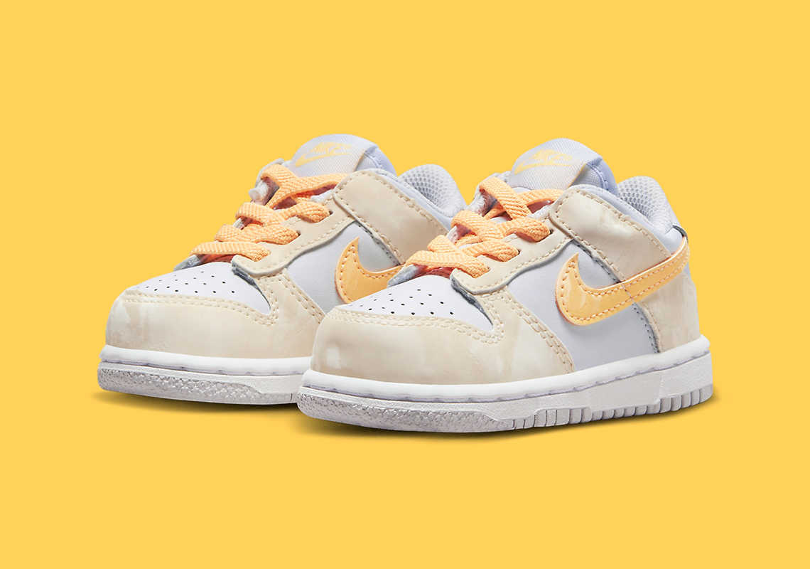 Nike Dunk Low Td Tan Blue Yellow Fb9107 100 3