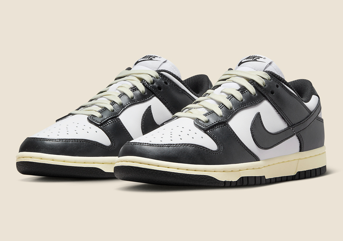 The Nike Dunk Low Vintage Resurfaces In A "Panda" Colorway