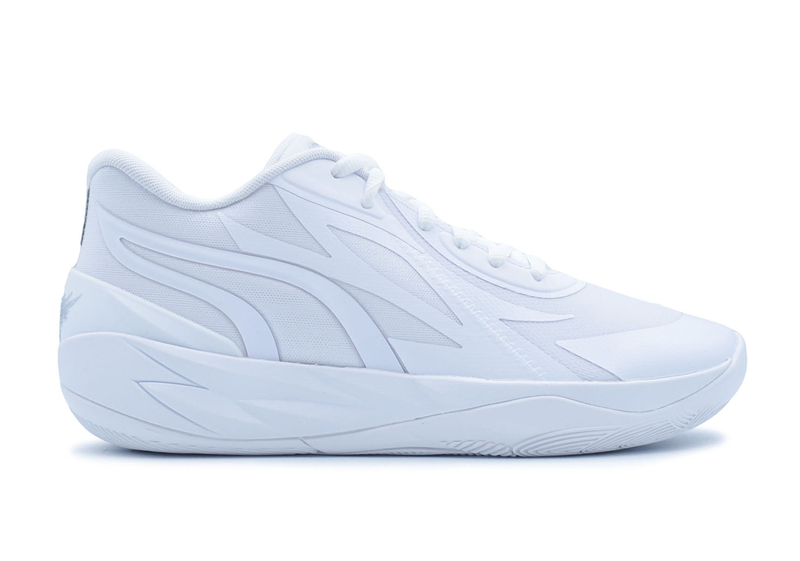 PUMA MB.02 Lo "Triple White" Appears After LaMelo Signs Max Contract Extension