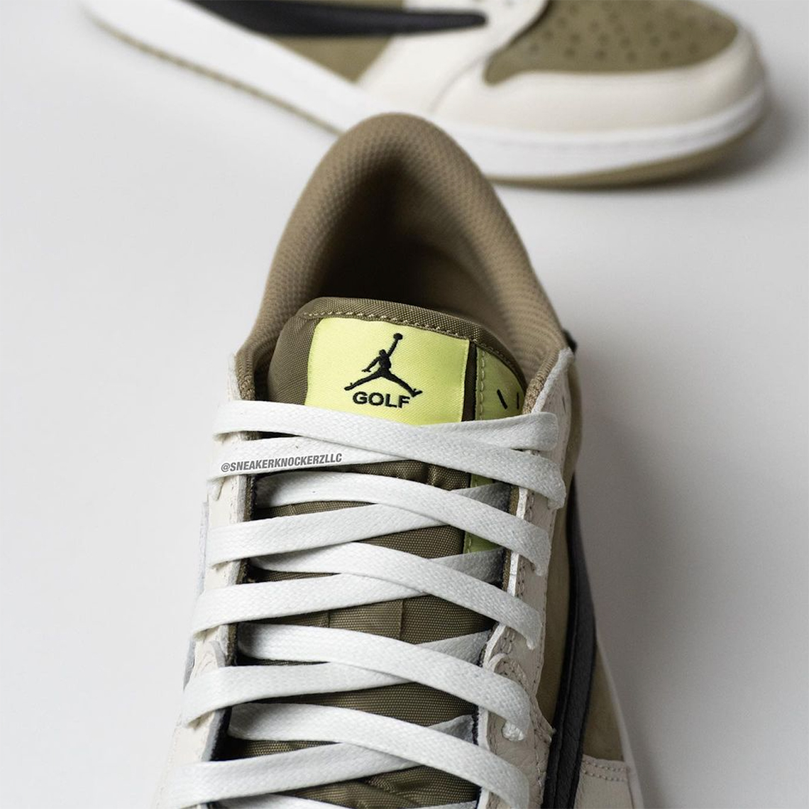 Travis Scott Air Jordan 1 Low Golf Olive Fz3124 200 9