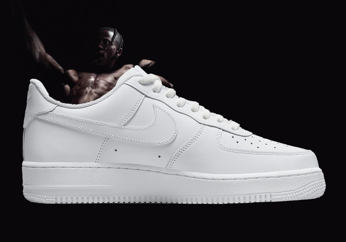 Travis Scott Nike Air Force 1 Utopia White 3