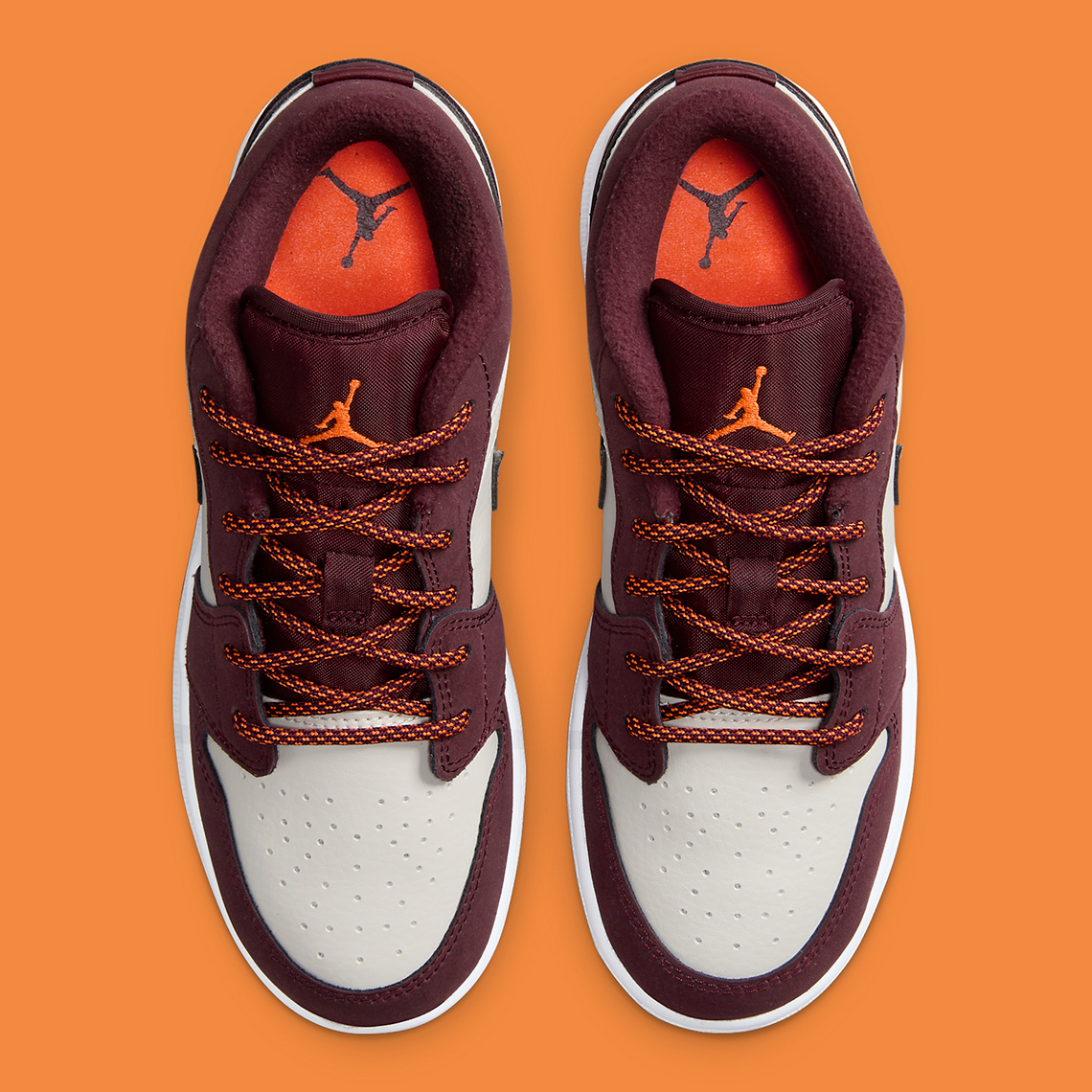 Air Jordan 1 Phantom Night Maroon Total Orange 553560 068 5