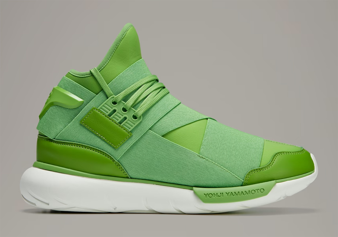 adidas Y-3 Drops The Qasa Hi In “Team Rave Green”