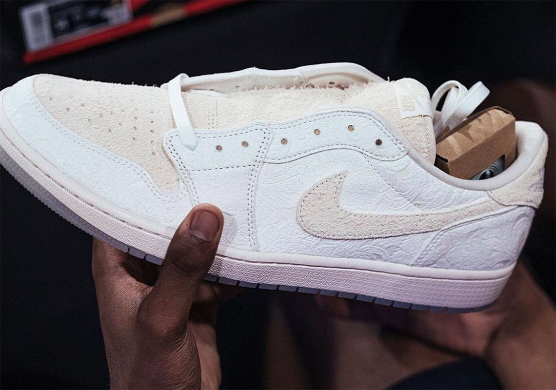 Chris Paul Unveils The Air Jordan 1 Low OG "Light Cream"