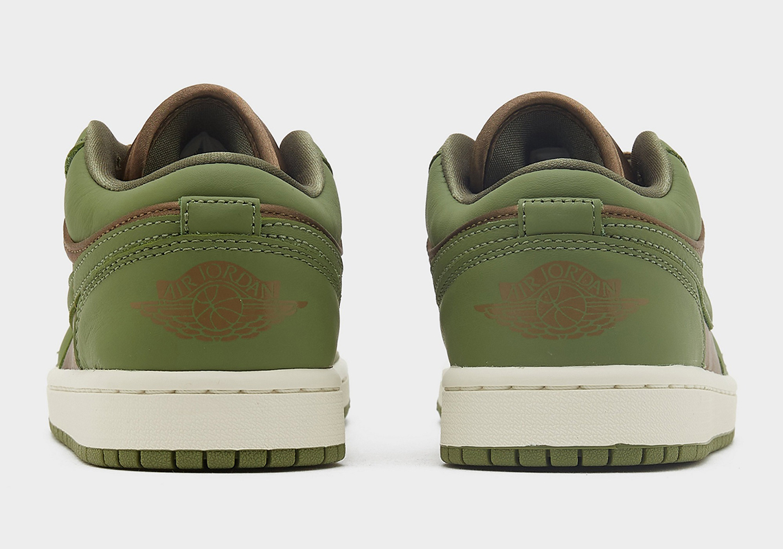 Air Jordan 1 Low Olive Green Brown 1