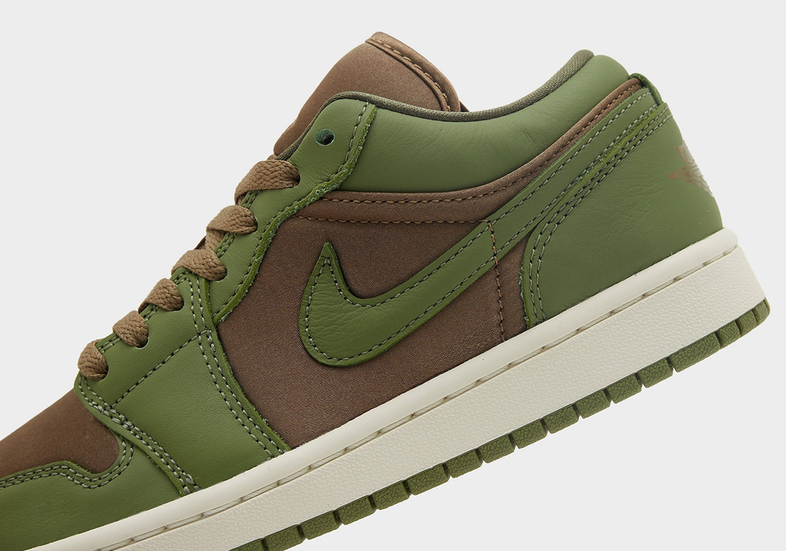 Air Jordan 1 Low Olive Green Brown 2