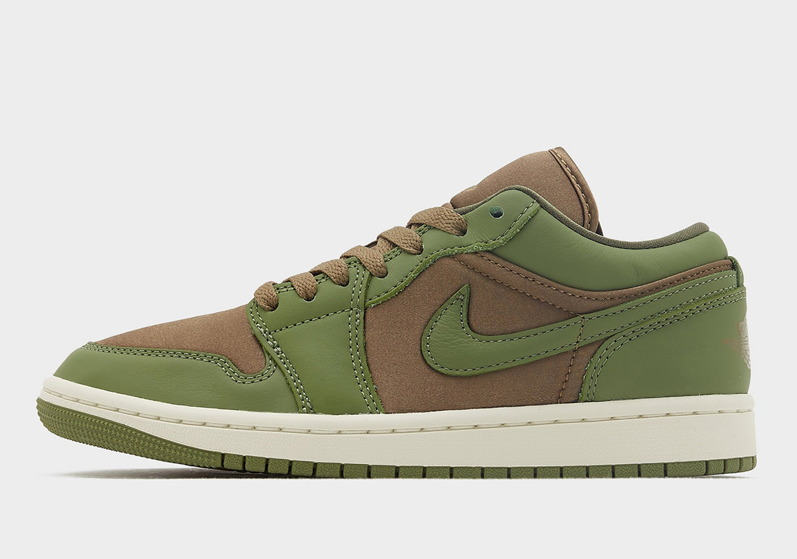 Air Jordan 1 Low Olive Green Brown 6