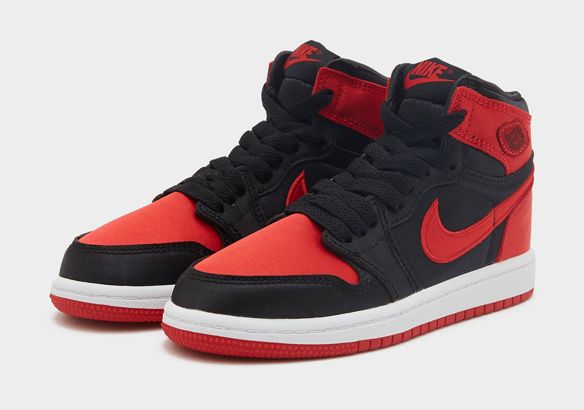 Air Jordan 1 Satin Bred Little Kids Preschool Fd5304 061 4