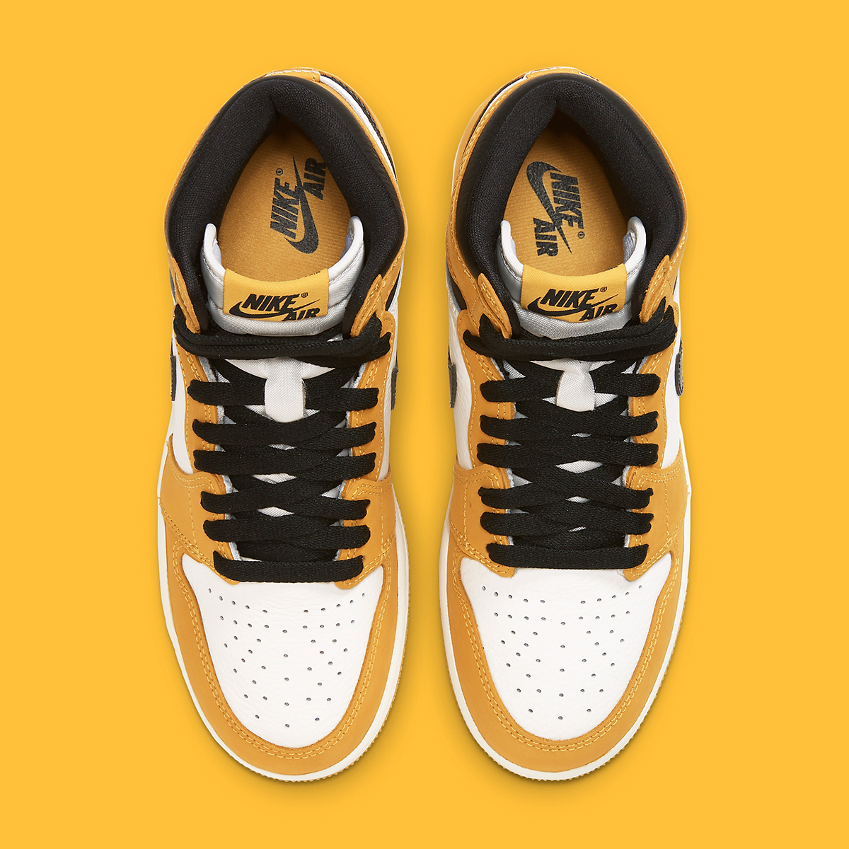 Air Jordan 1 Yellow Ochre Gs Fd1437 701 2