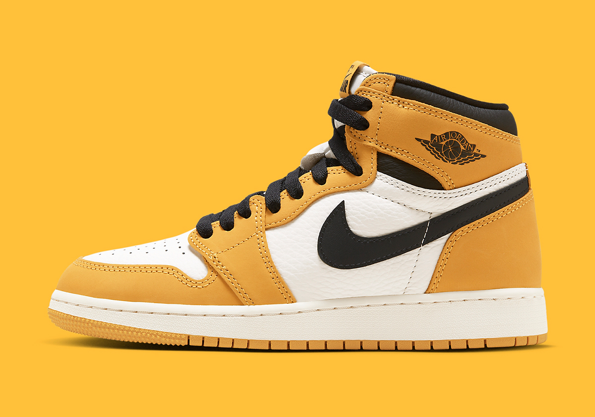 Air Jordan 1 Yellow Ochre Gs Fd1437 701 3