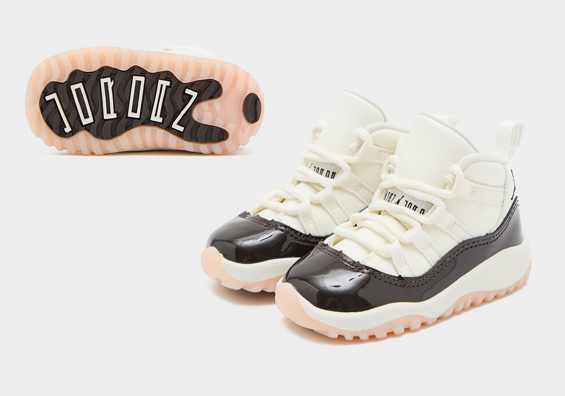 First Look At The Air Jordan 11 "Neapolitan" In Kids Sizing