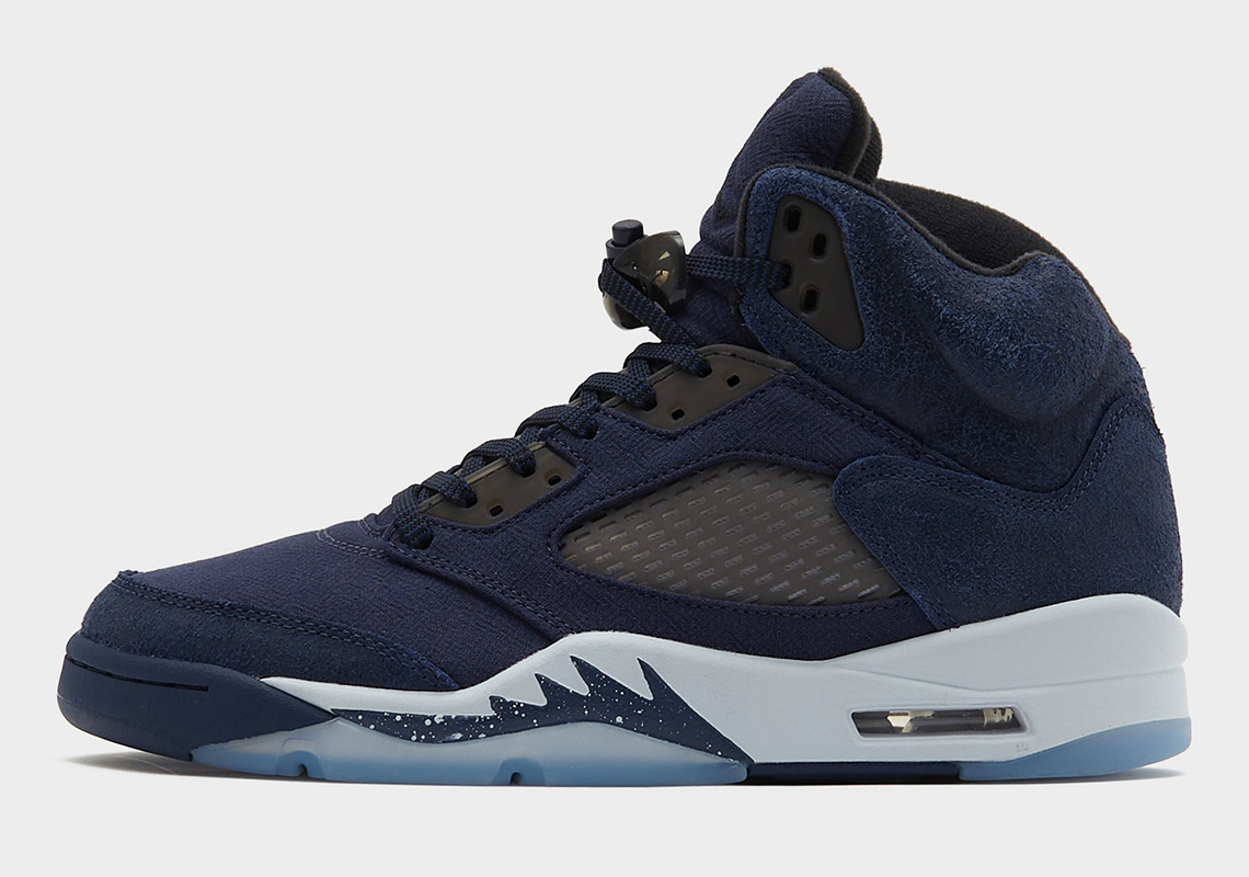 Air Jordan 5 Midnight Navy Black Football Grey Fd6812 400 7