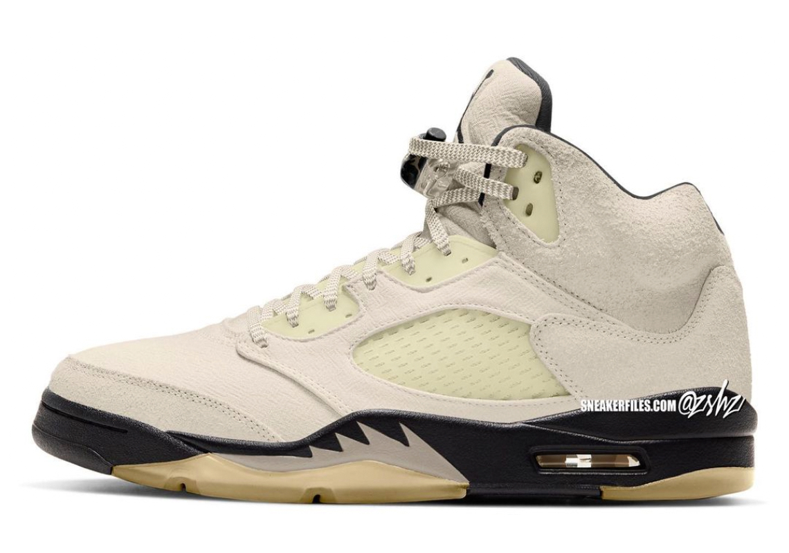 Air Jordan 5 Se Sail Black Light Orewood Brown Coconut Milk Fn7405 100