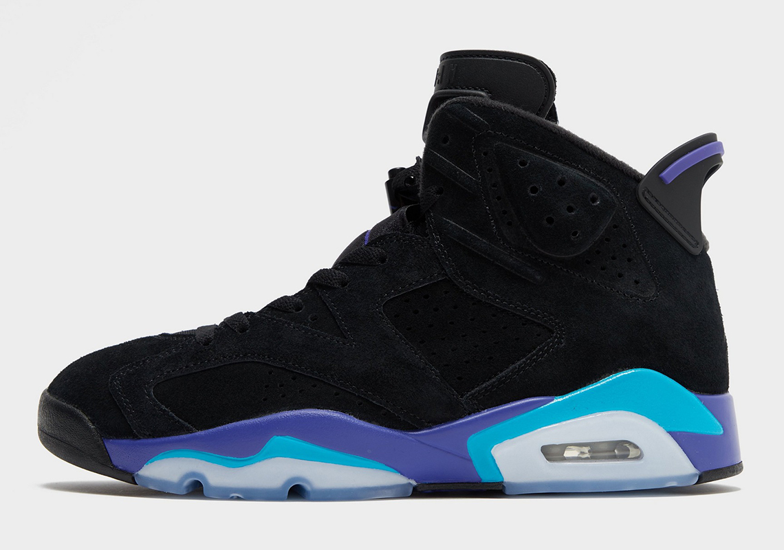 Official Retailer Images Of The Air Jordan 6 “Aqua”