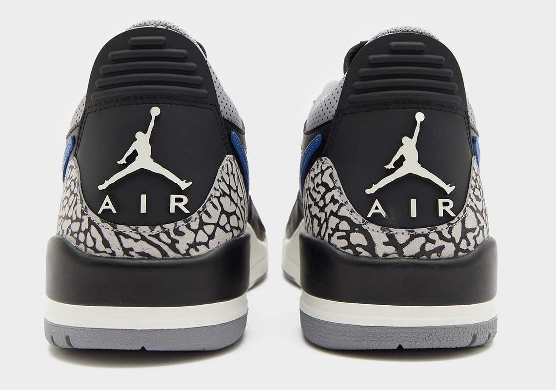 Jordan Legacy 312 Low Black Cement Royal Toe 6