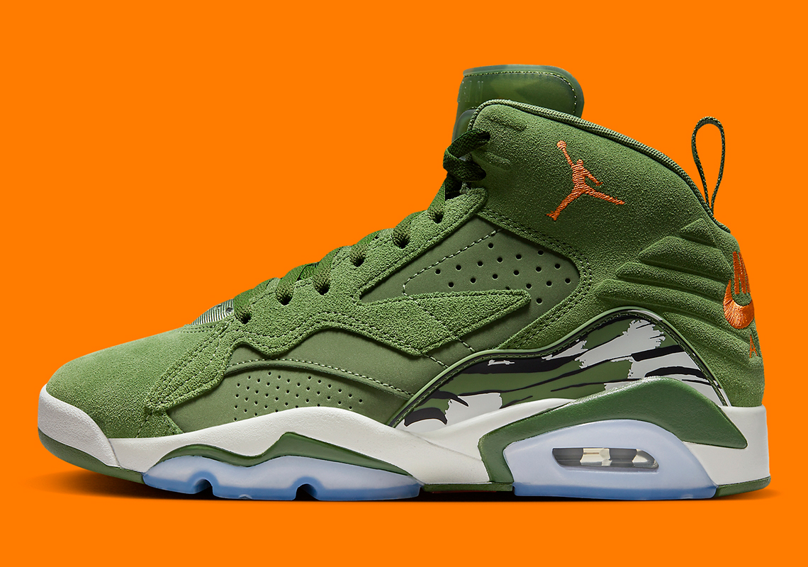 Jordan Mvp 678 Green Suede Orange Dz4475 300 6