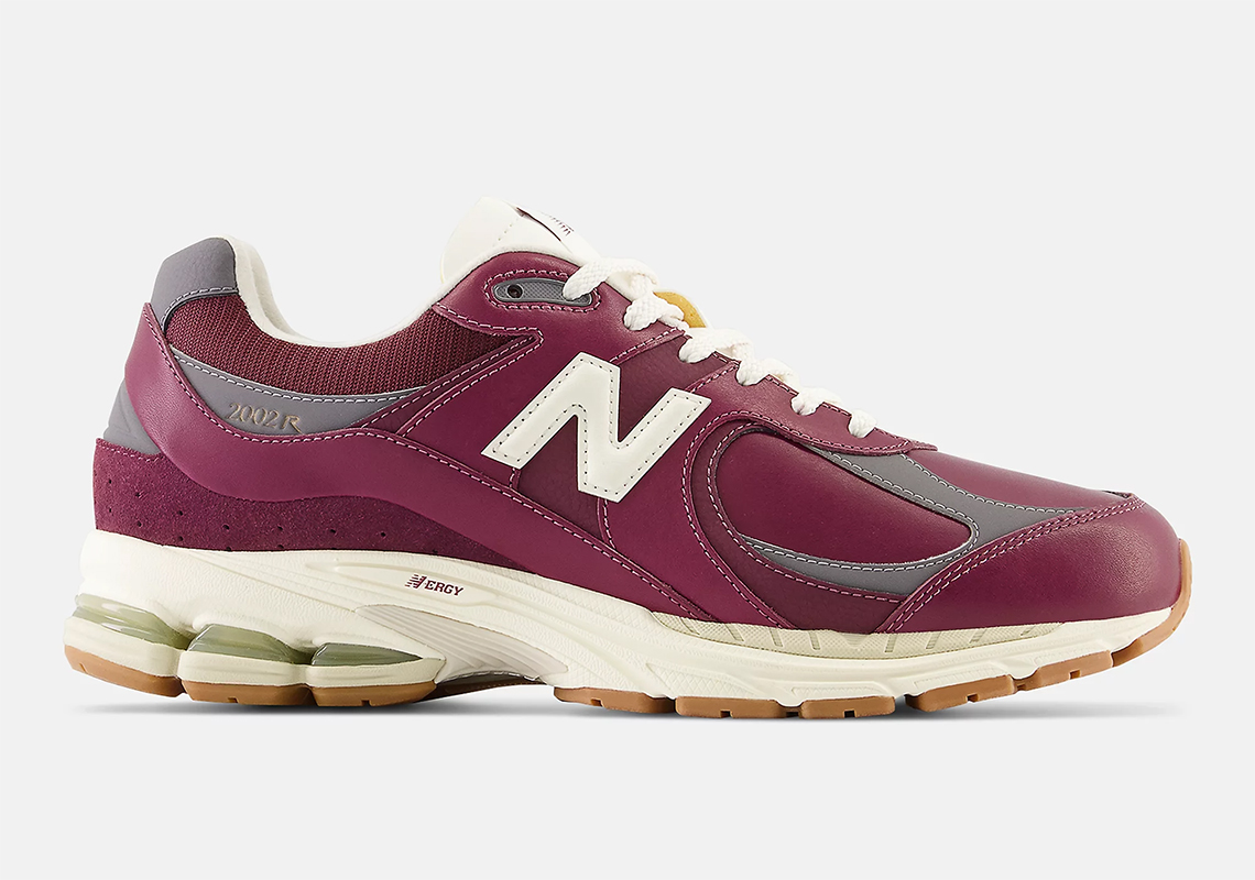 New Balance 2002r Burgundy Leather Gum M2002rvh 4