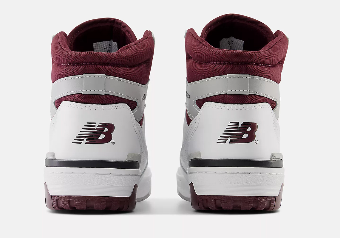 New Balance 650 White Burgundy Raincloud Bb650rch 1