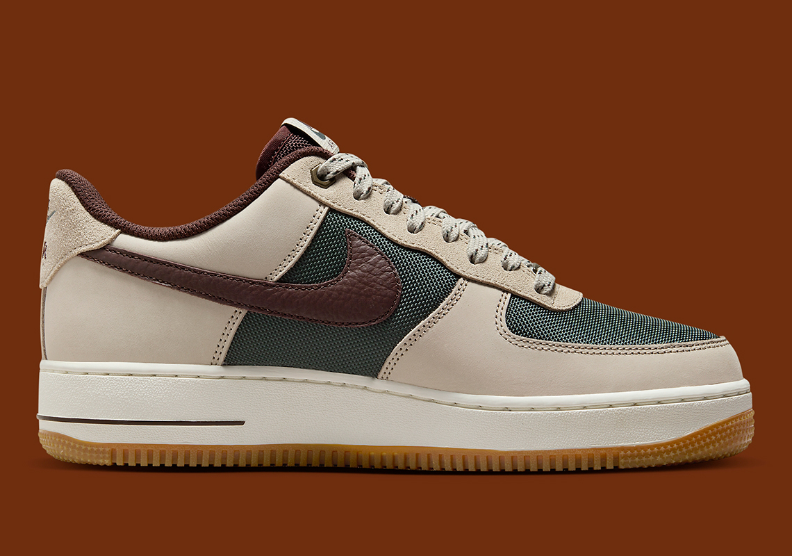 Nike Air Force 1 Low Cream Earth Vintage Green Sail Fq8823 236 5