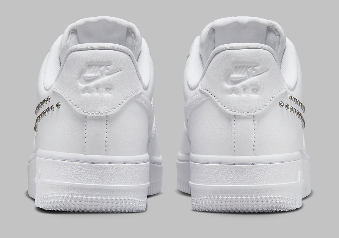 Nike Air Force 1 Low White Metallic Silver Fq8887 100 6