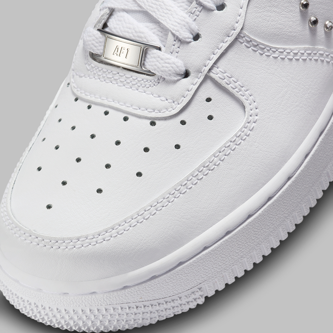 Nike Air Force 1 Low White Metallic Silver Fq8887 100 8