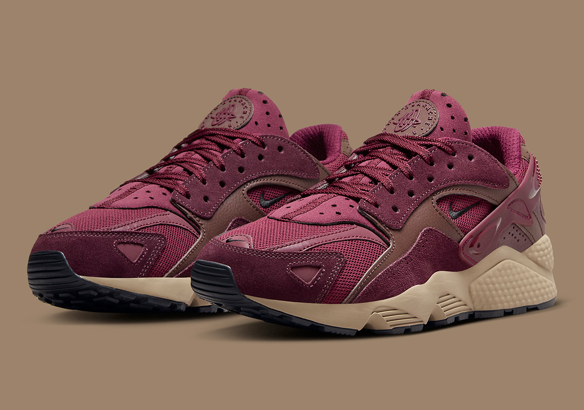 Rich Burgundy Shades In The Nike Air Huarache Runner