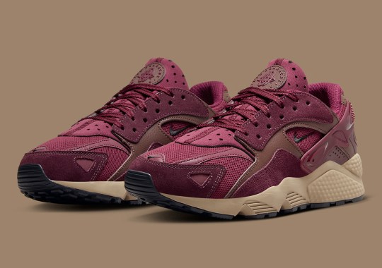 Rich Burgundy Shades In The Nike Air Huarache Runner