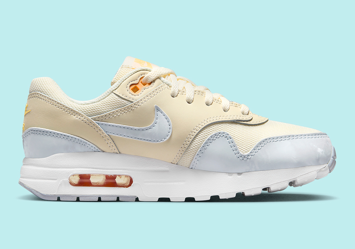 Nike Air Max 1 Gs Pale Ivory Football Grey Melon Tint Dz3307 102 8