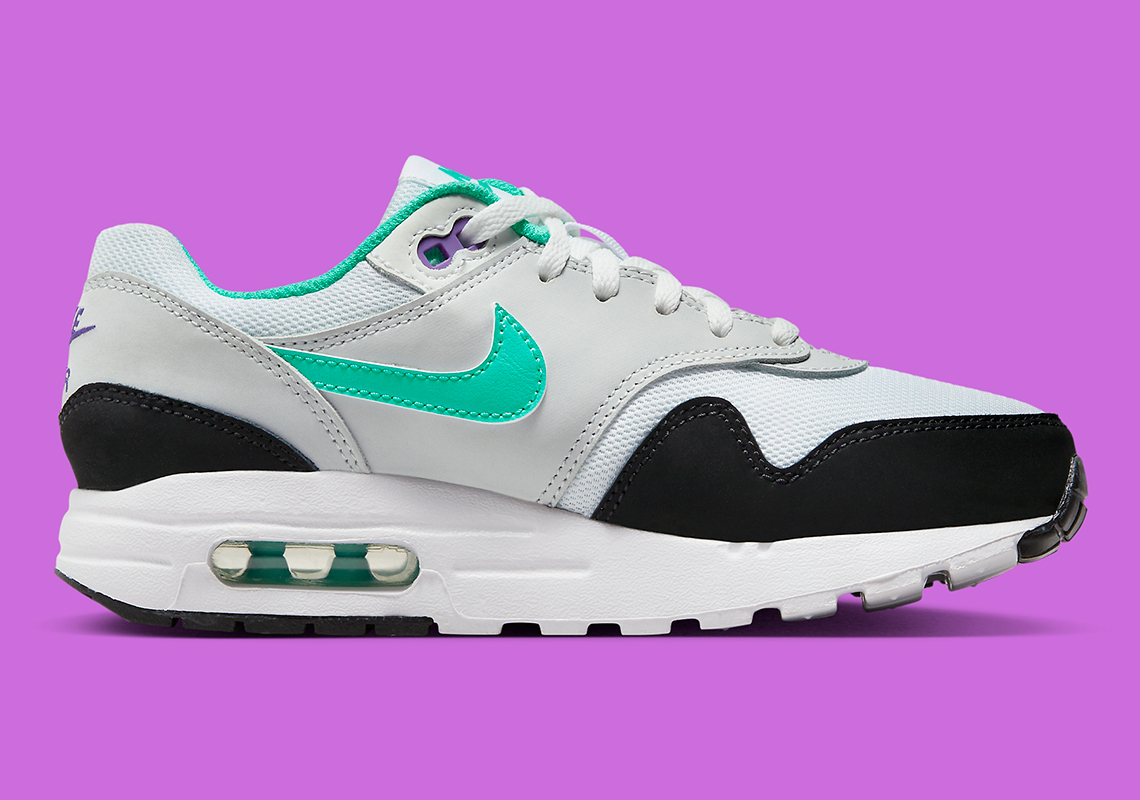 Nike Air Max 1 Gs White Black Tropical Twist Purple Dz3307 114 3