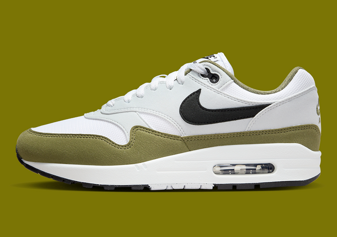 Nike Air Max 1 Medium Olive White Black Fd9082 102 4