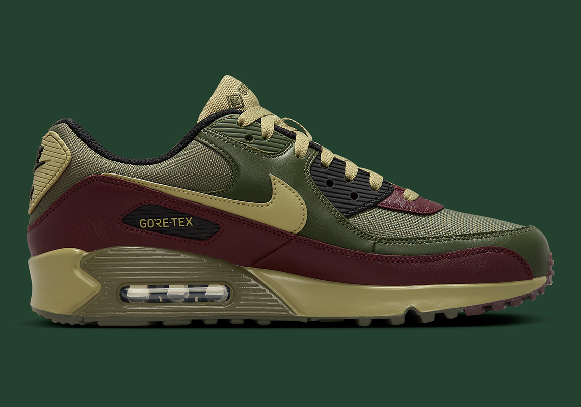 Nike Air Max 90 Gore Tex Medium Olive Neutral Olive Cargo Khaki Fd5810 200 3