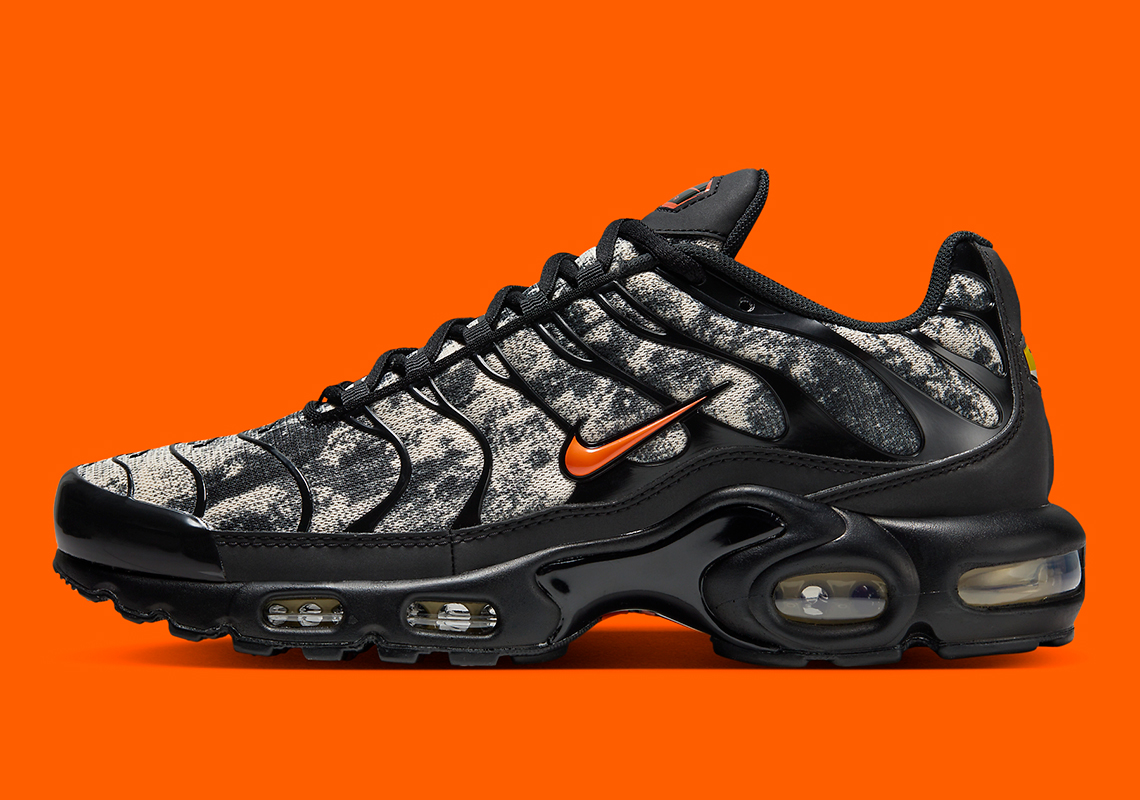 Nike Air Max Plus Black Orange Camo Fv6913 001 4