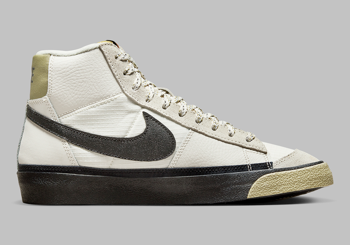 Nike Blazer Mid Pro Club Sail Black Olive Fb8891 002 8