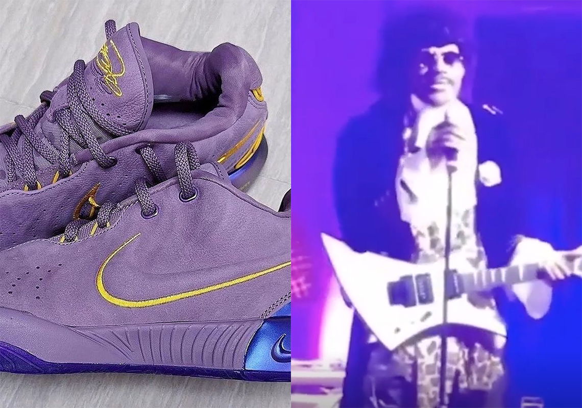 King James Channels His Inner Prince For The Nike LeBron 21 “Purple Rain”