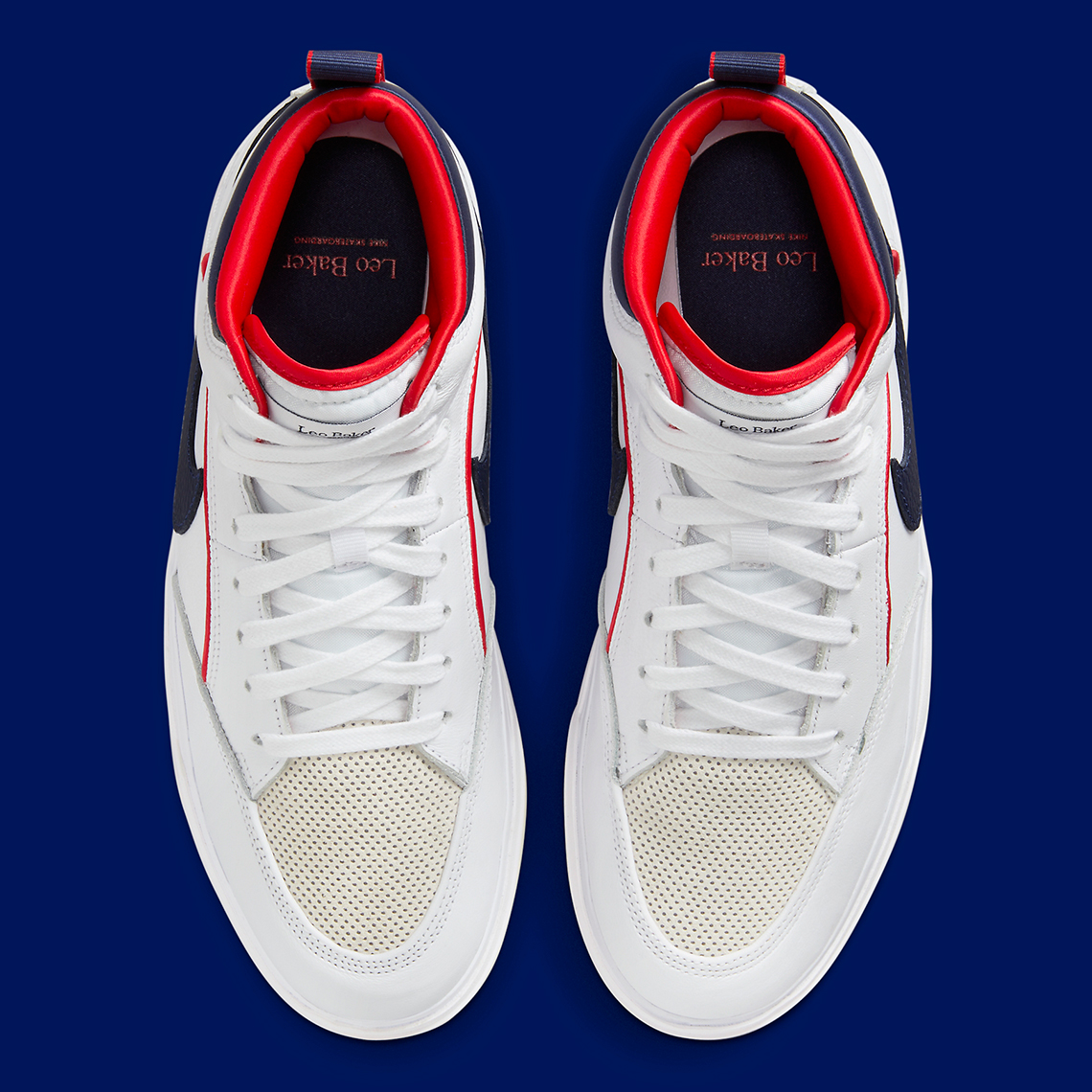 Nike Sb Leo White Navy Red Fd0268 100 7