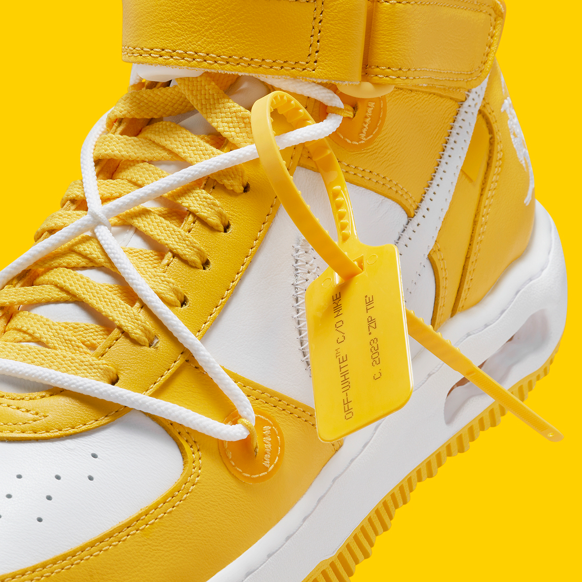 Off White Nike Air Force 1 Mid Varsity Maize Dr0500 101 Release Date 4