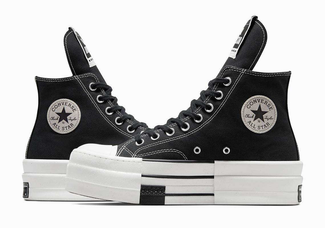 Rick Owens Converse Chuck 70 Drkshdw Dbl Darkstar A04954c 5