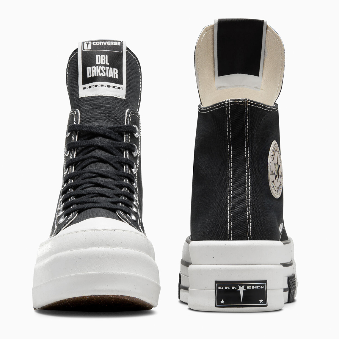 Rick Owens Converse Chuck 70 Drkshdw Dbl Darkstar A04954c 6