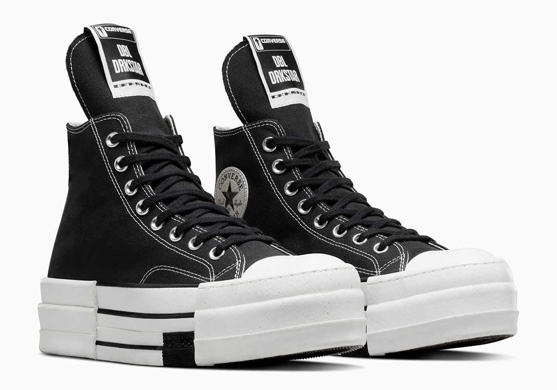 Rick Owens Converse Chuck 70 Drkshdw Dbl Darkstar A04954c 7