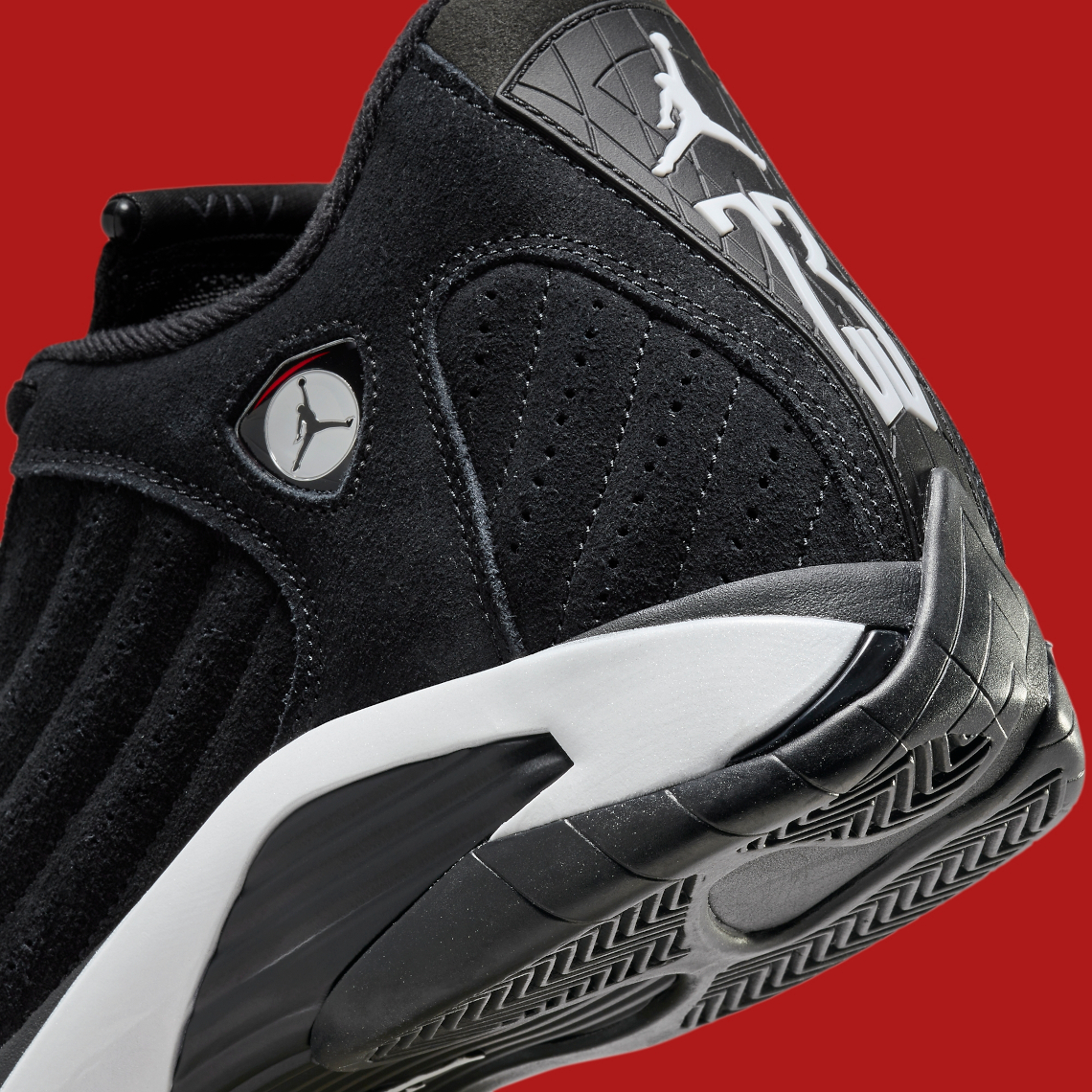 Air Jordan 14 487471 016 Black White Red 6