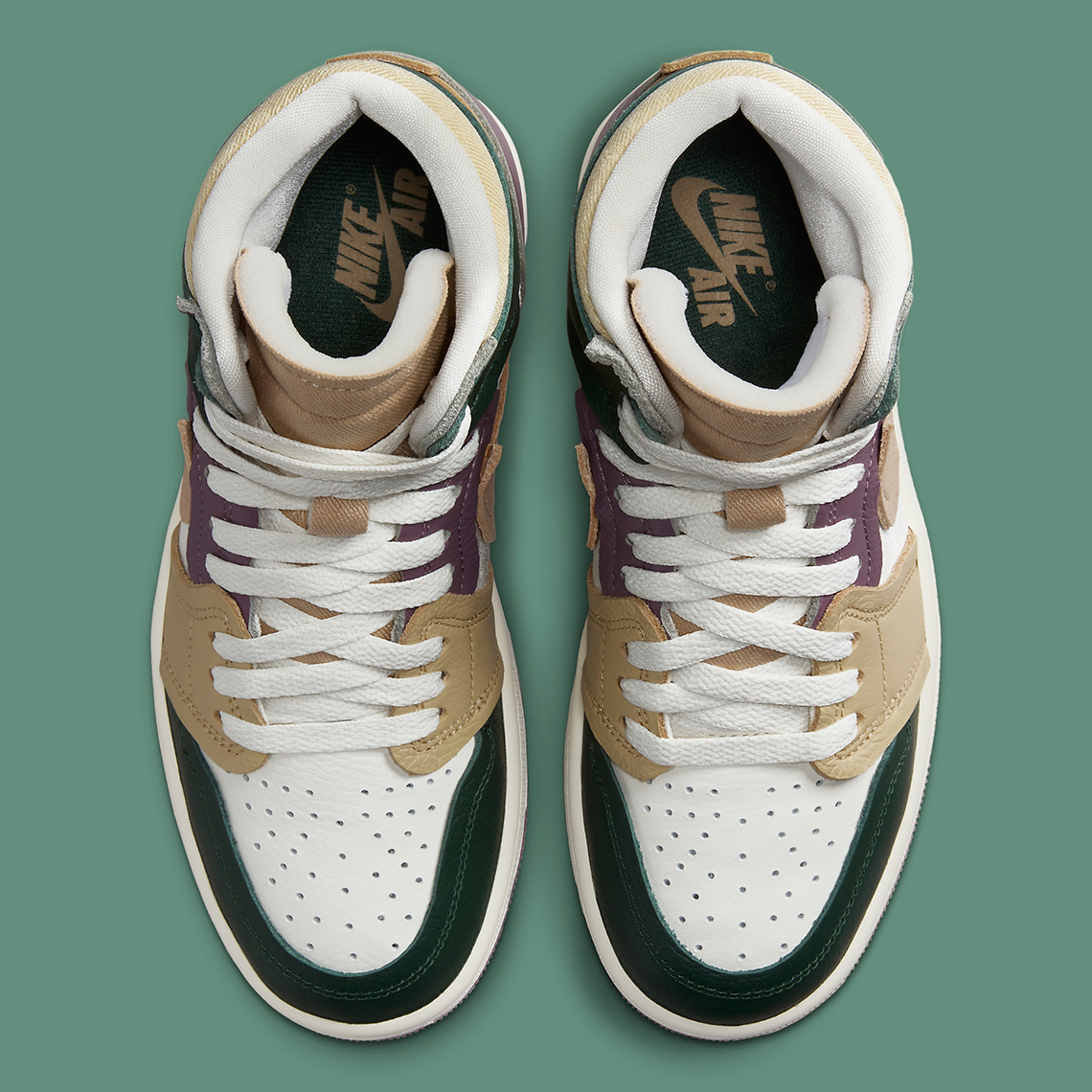 Air Jordan 1 High Mm Womens Galactic Jade Fb9891 300 5