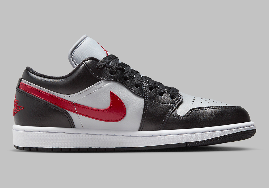 Air Jordan 1 Low Black Grey Red Dc0774 062 2