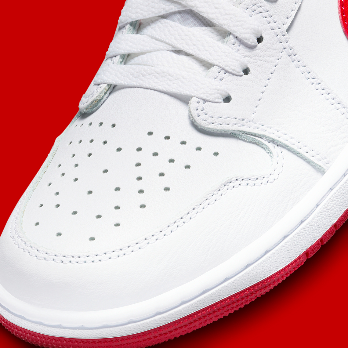 Air Jordan 1 Low Og White Red Cz0790 161 Official Images 6