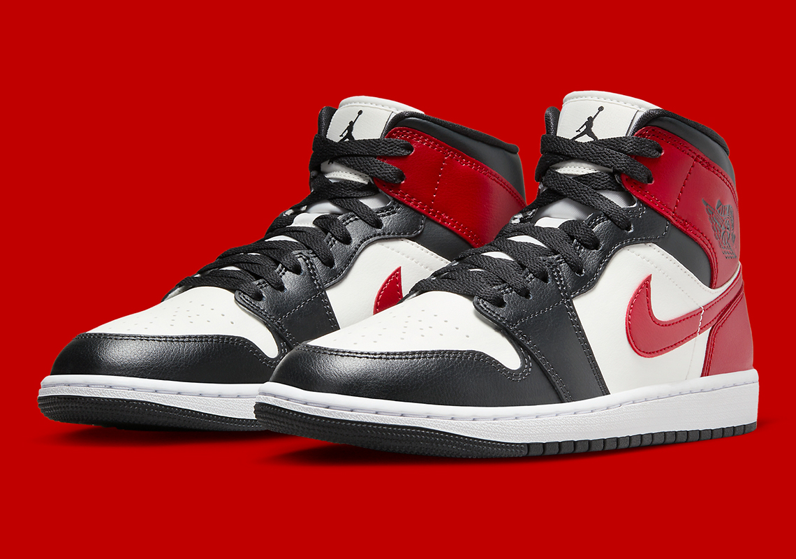 Available Now: Women's Air Jordan 1 Mid "Black Toe"