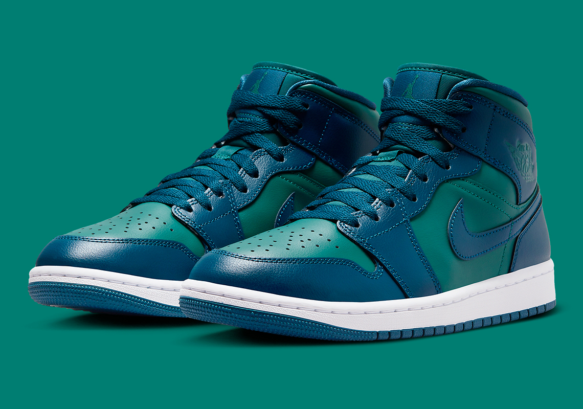 The Women's Air Jordan 1 Mid Receives The "Sky J Teal" Treatment