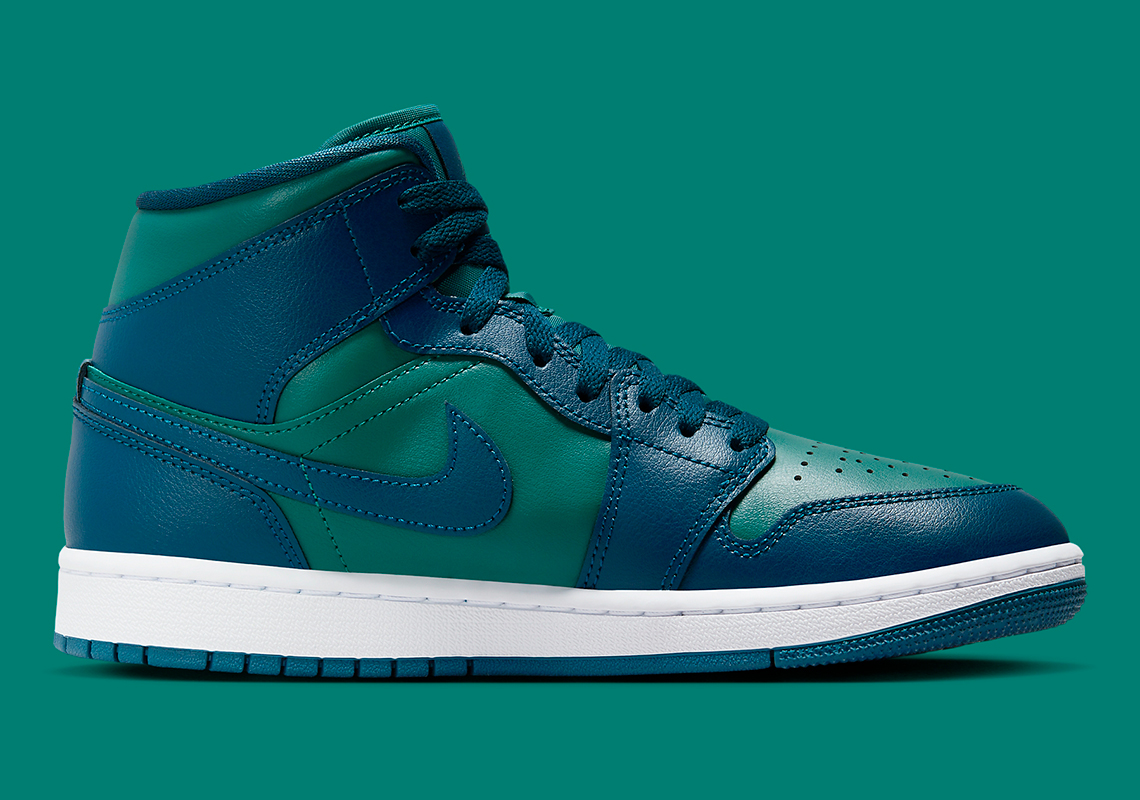 Air Jordan 1 Mid Womens Sky J Teal Bq6472 301 6