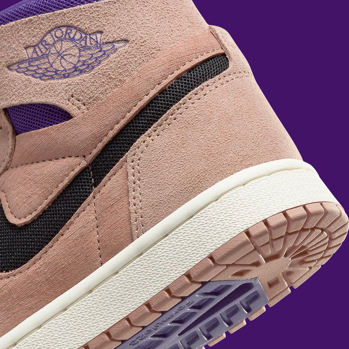 Air Jordan 1 Zoom Cmft 2 Tan Purple Dv1305 200 4