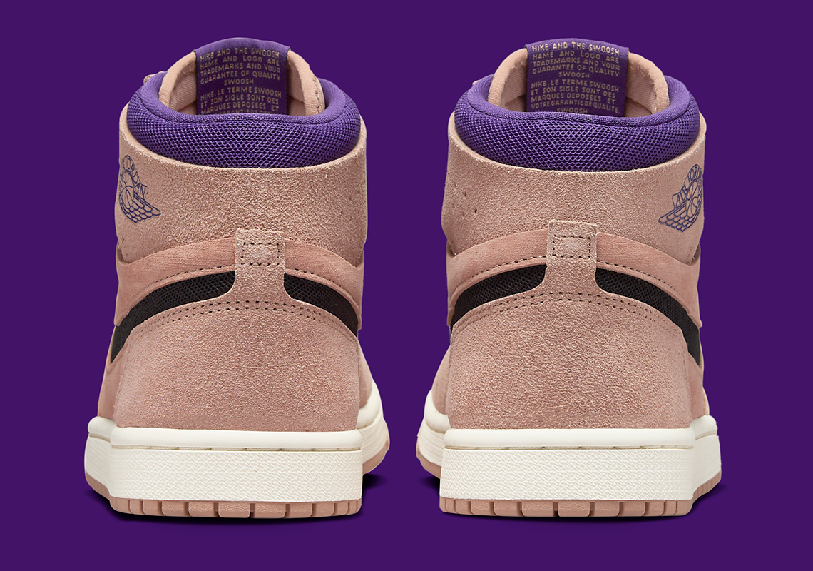 Air Jordan 1 Zoom Cmft 2 Tan Purple Dv1305 200 6