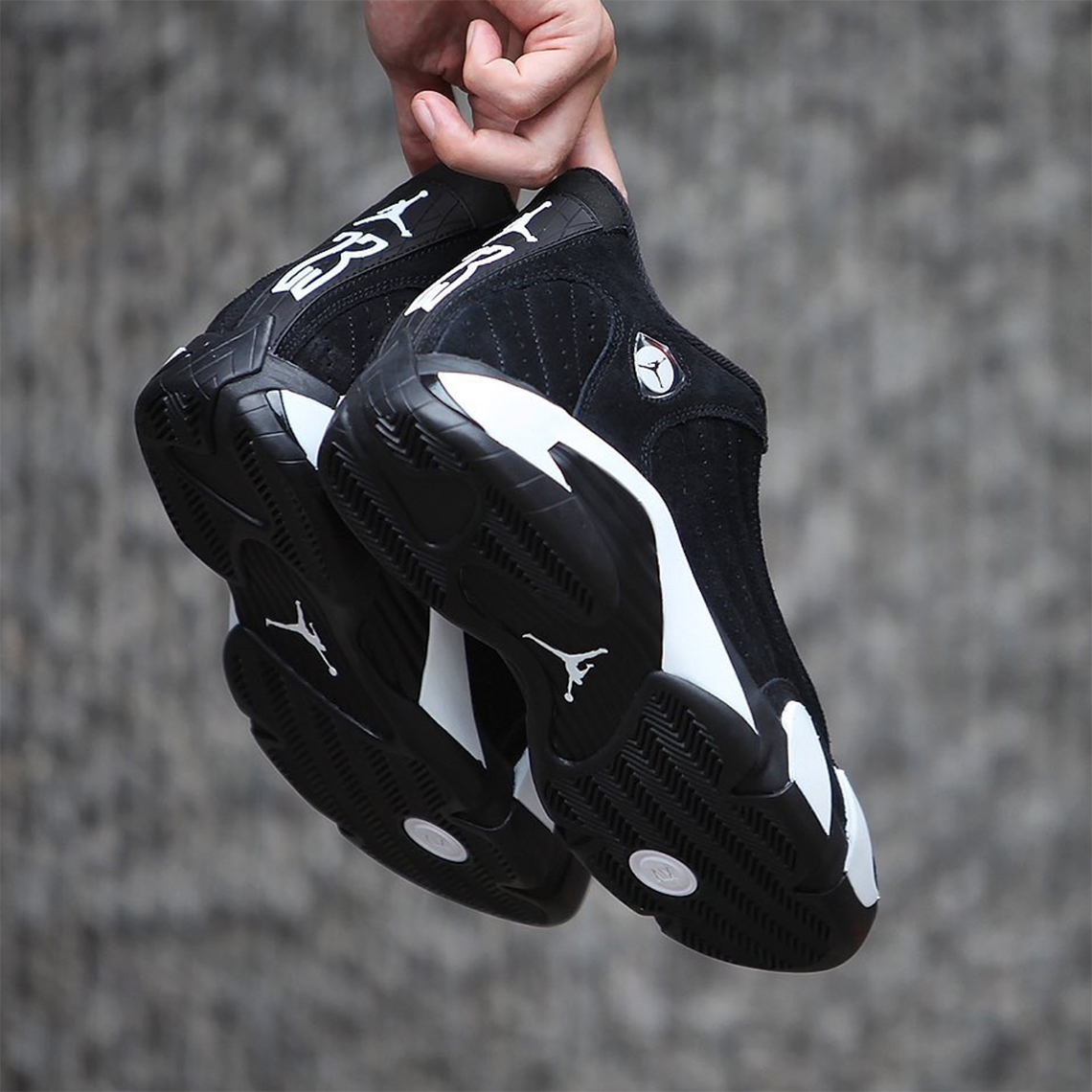 Air Jordan 14 Black White 487471 016 8