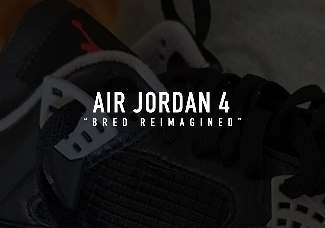 First Look At The Air Jordan 4 "Bred Reimagined"